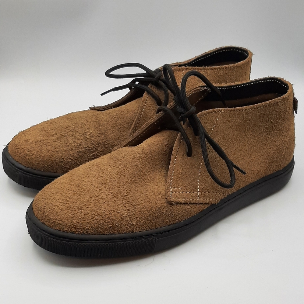 Veldskoen Kwaito Sneaker Brown Leather Shoe Black Sole Size 6 Womens 8 Mens